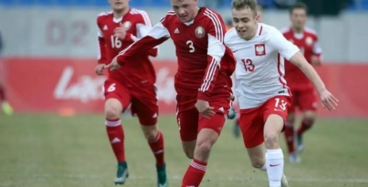 Беларуская футбольная “маладзёжка” пацярпела паразу ад палякаў