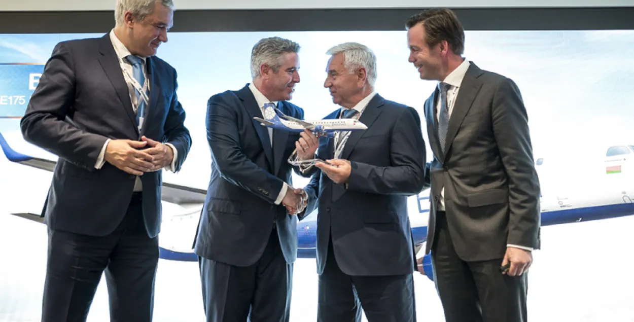 Кампанія "Белавія" купіла два новыя самалёты Embraer — Е175 і Е195
