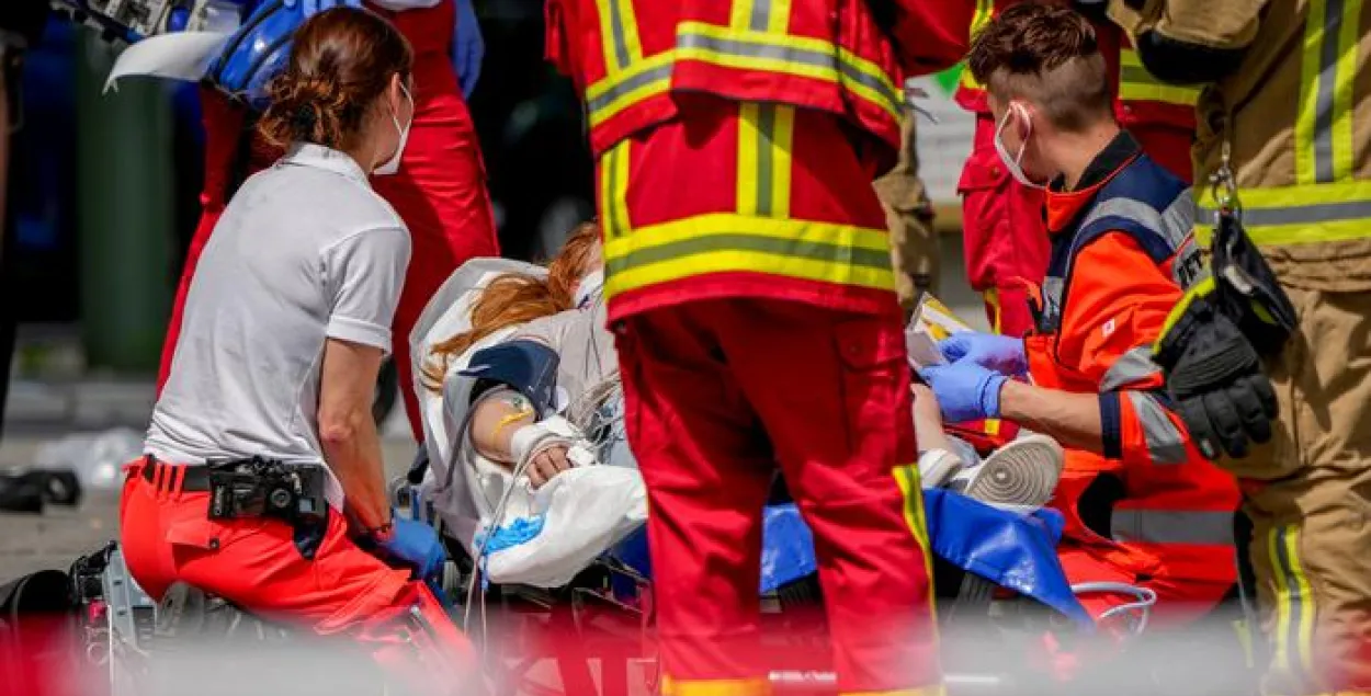 У Берліне аўтамабіль урэзаўся ў натоўп людзей