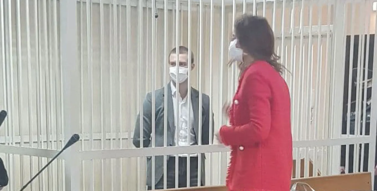 Антон Беленский в суде / "Весна"