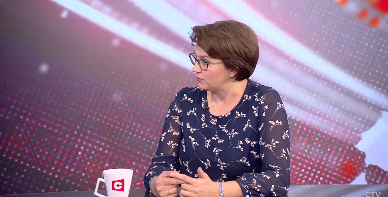 Намесніца міністра аховы здароўя Алена Богдан / Ctv.by