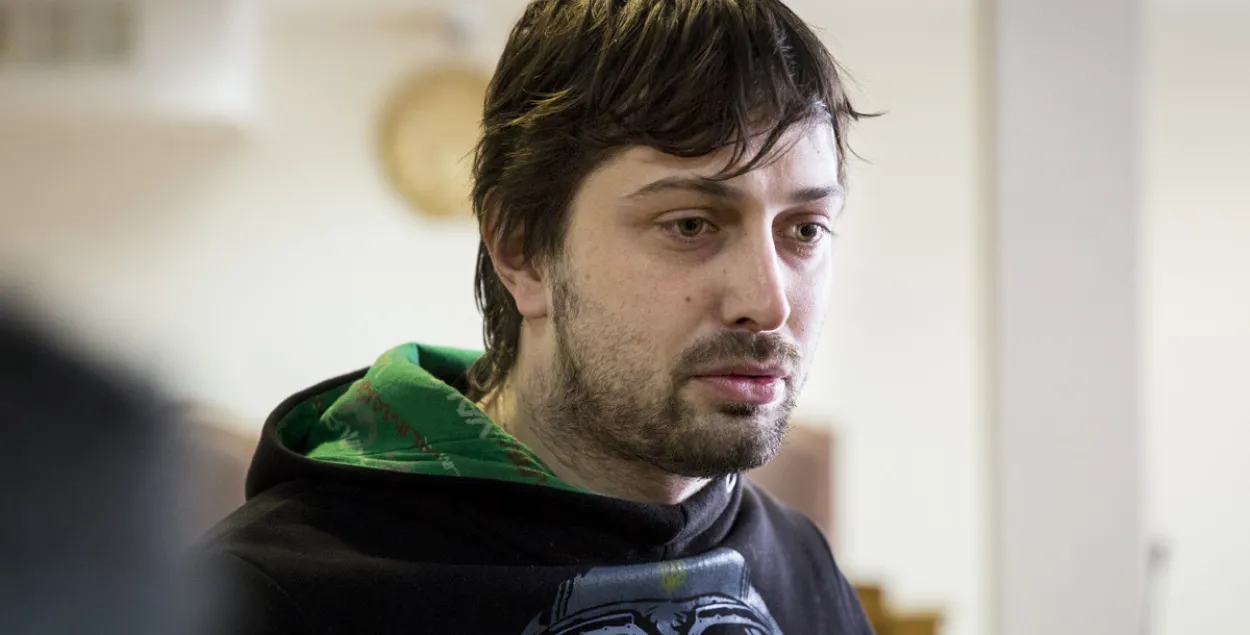 А 15-й у эфіры Еўрарадыё журналіст-сядзелец Аляксандр Баразенка