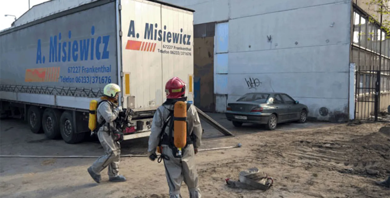 На “Брэстбытхіме” няштатная сітуацыя: уцечка хімічных рэчываў