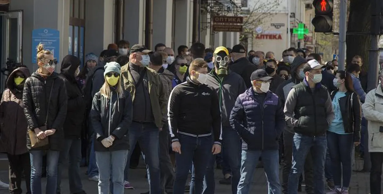 Протест в Бресте 12 апреля / TUT.by