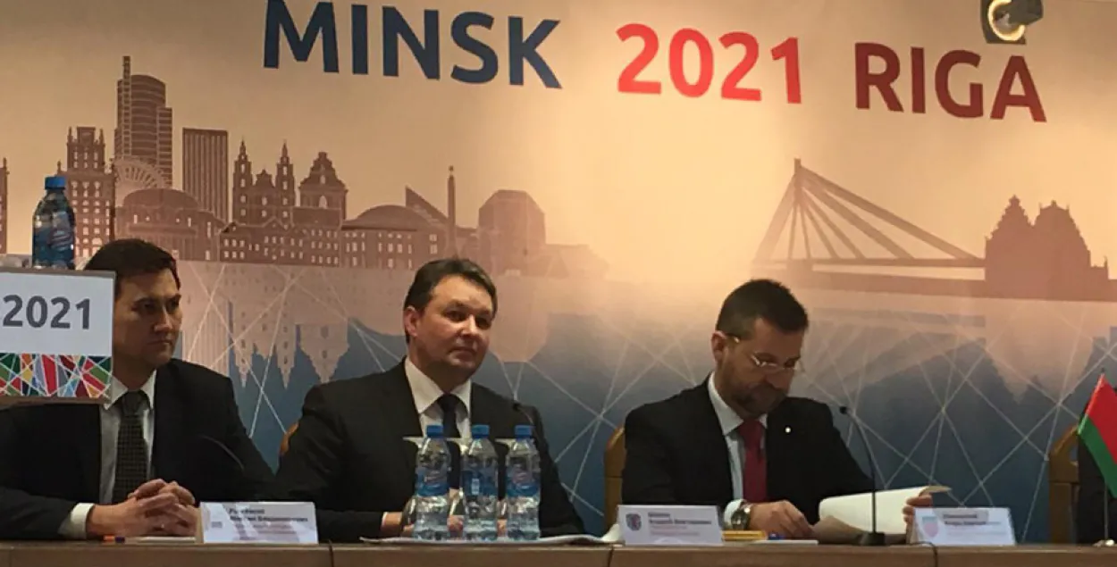 Мінск і Рыга падалі сумесную заяўку на правядзенне хакейнага чэмпіянату свету