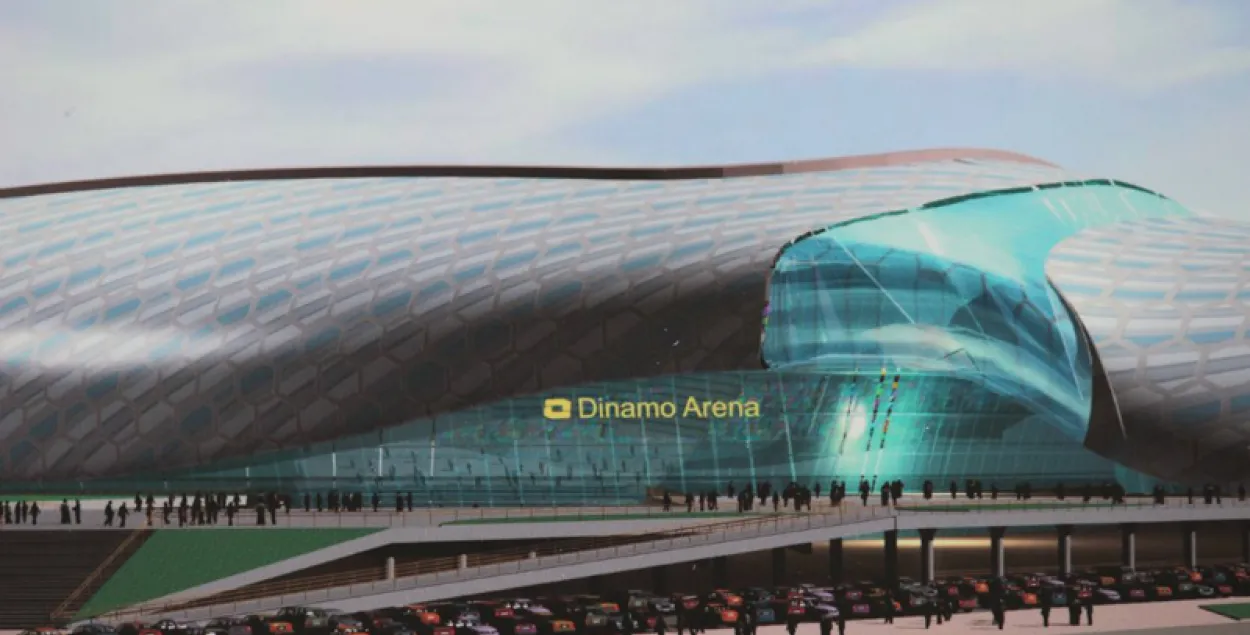 З'явіліся магчымыя праекты нацыянальнага футбольнага стадыёна ў Мінску (фота)