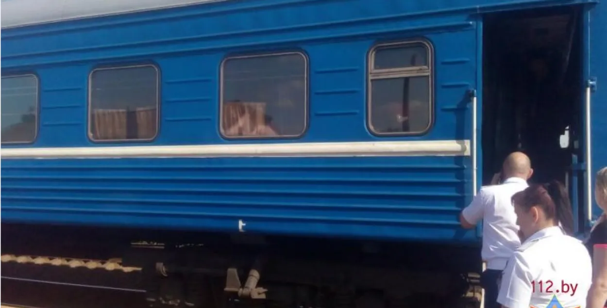 У Івацэвічах гарэў пасажырскі цягнік "Мінск-Брэст"