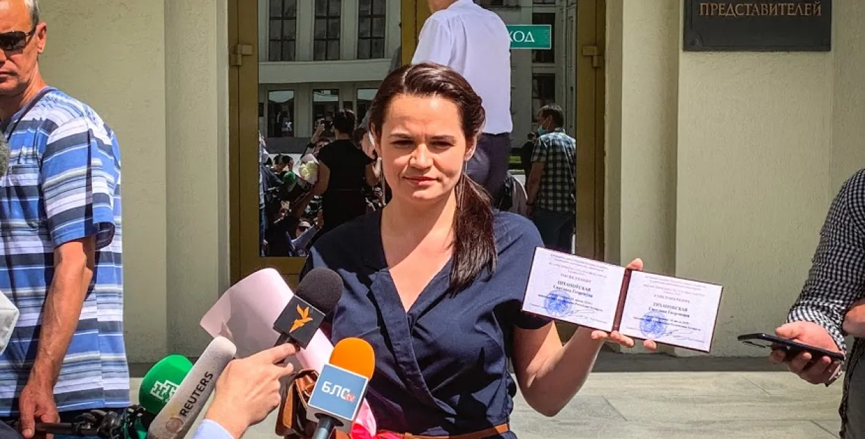 Святлана Ціханоўская: муж ухваліў маё рашэнне ісці да канца