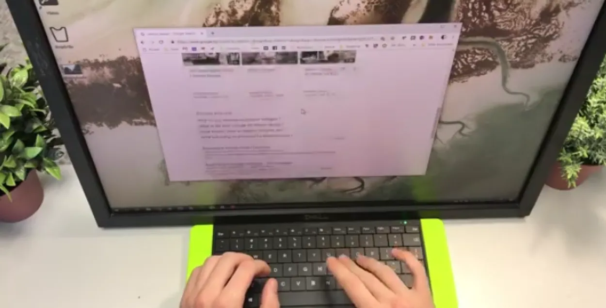 Беларускія распрацоўшчыкі прэзентавалі "інтуітыўную клавіятуру"