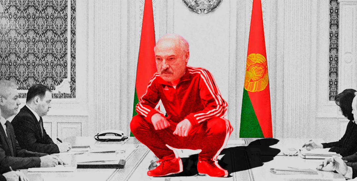 "Гэй ты, давай справаздачу" / калаж Улада Рубанава, Еўрарадыё