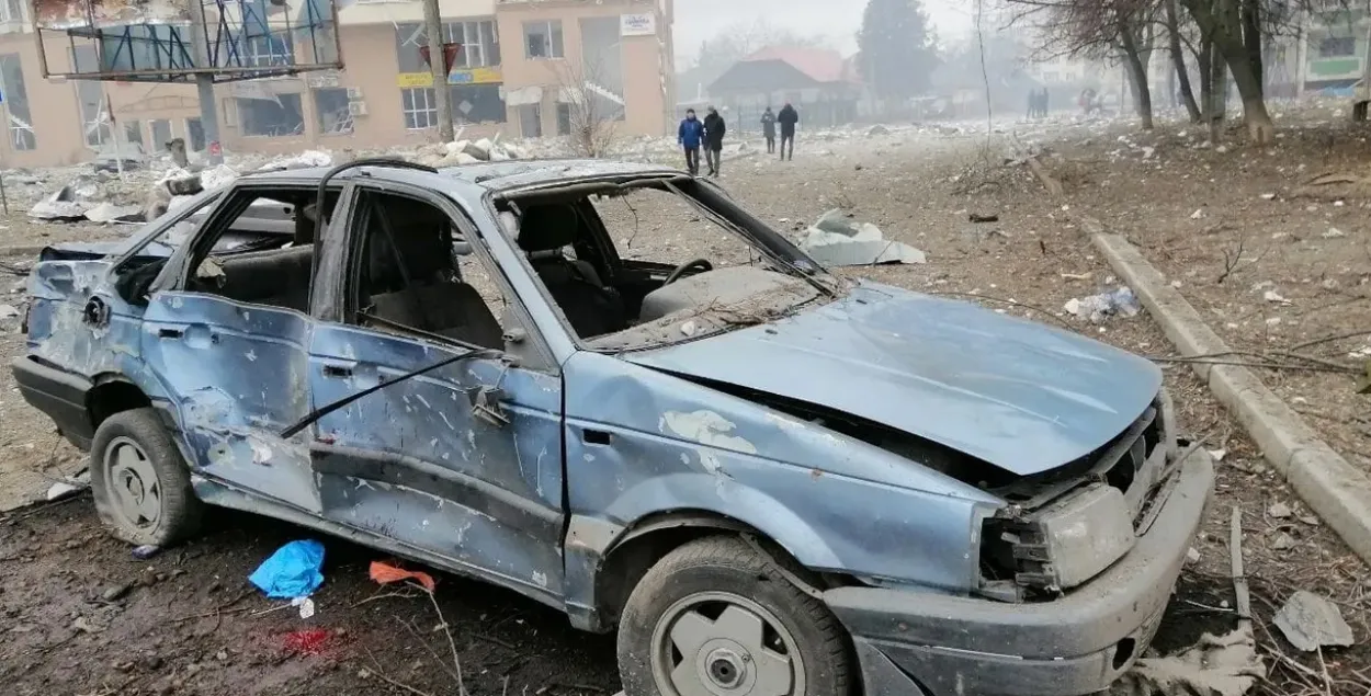 Чернигов после обстрела / Фото из соцсетей