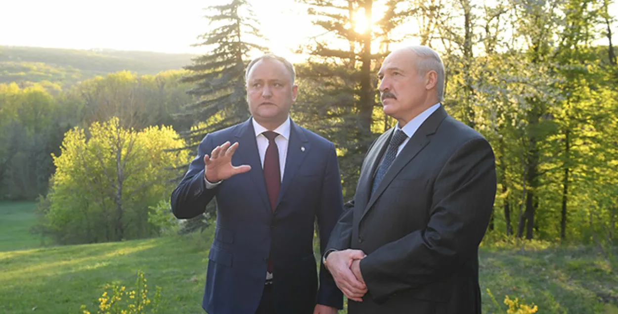 Игорь Додон и Александр Лукашенко. Фото из архива president.gov.by​