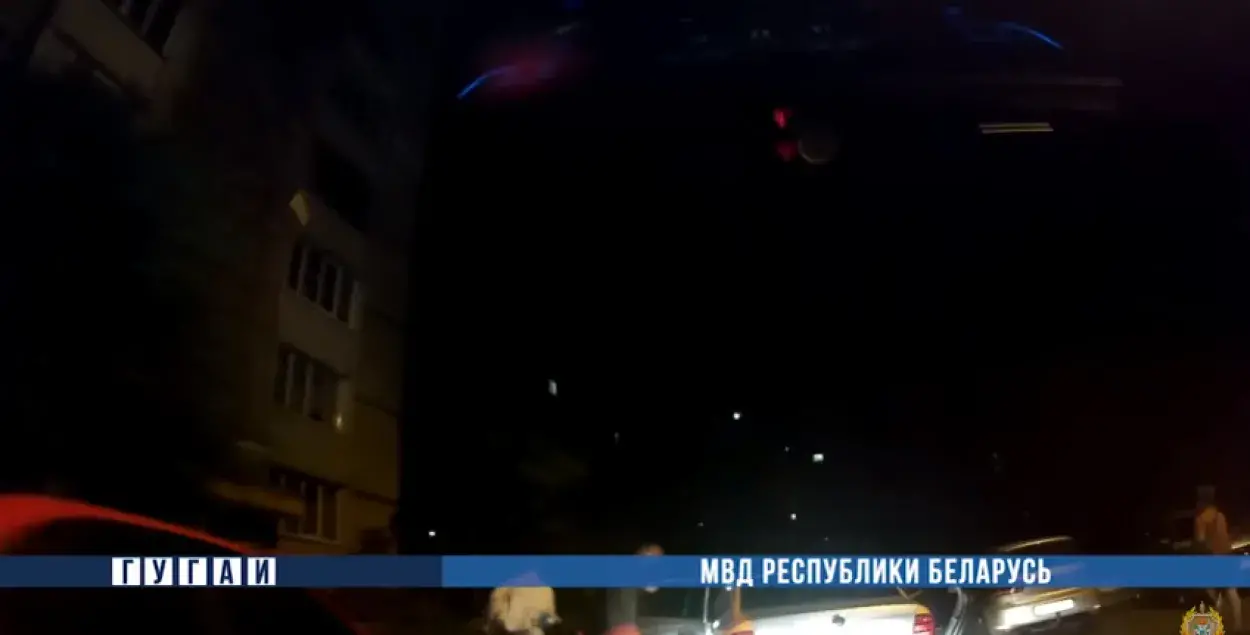 Гомельчанин убегал от ГАИ на скорости 150 км/ч / Кадр из видео