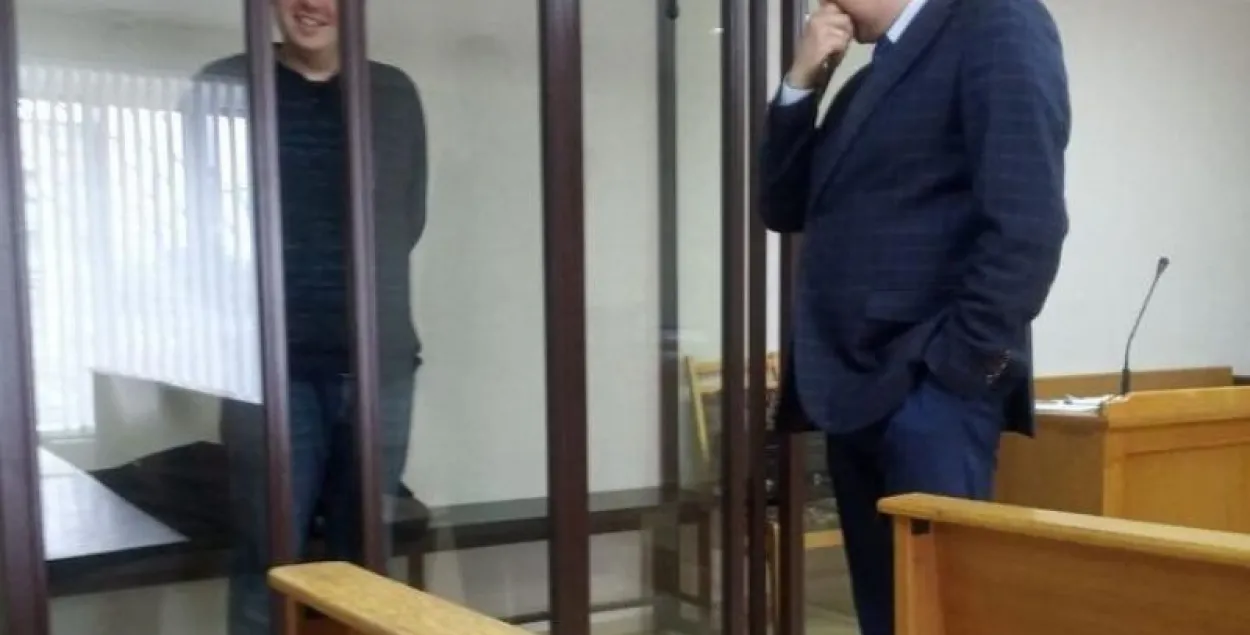 Дмитрий Янковский в зале суда