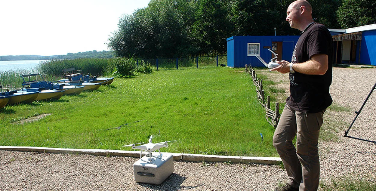 За парадкам на мінскіх пляжах будзе сачыць дрон