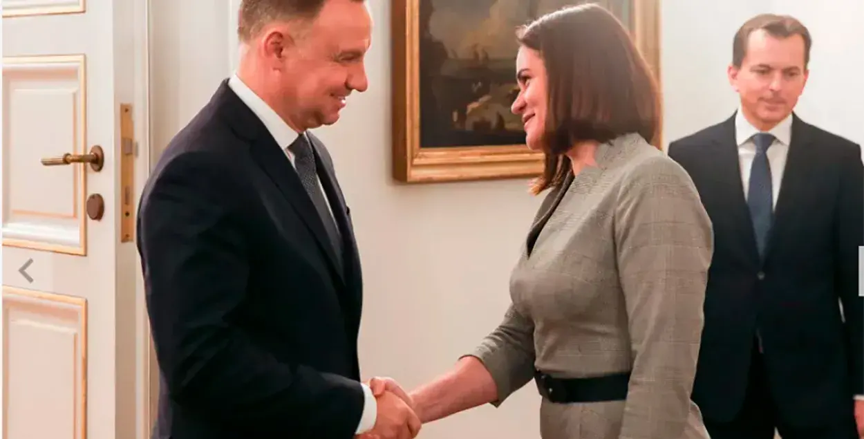 Анджей Дуда и Светлана Тихановская / prezydent.pl
