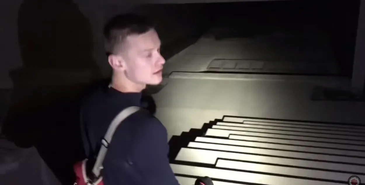 Мінскія дыгеры знялі відэа на станцыі метро "Кавальская Слабада"