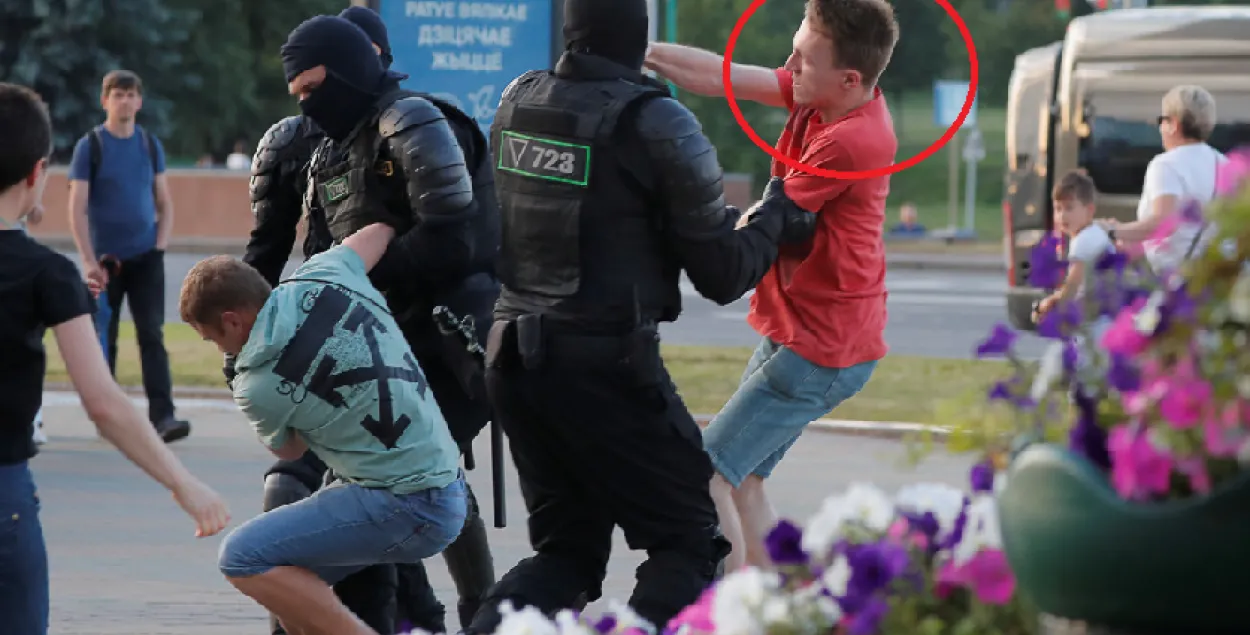 За насилие в отношении силовика минчанину грозит до 6 лет лишения свободы