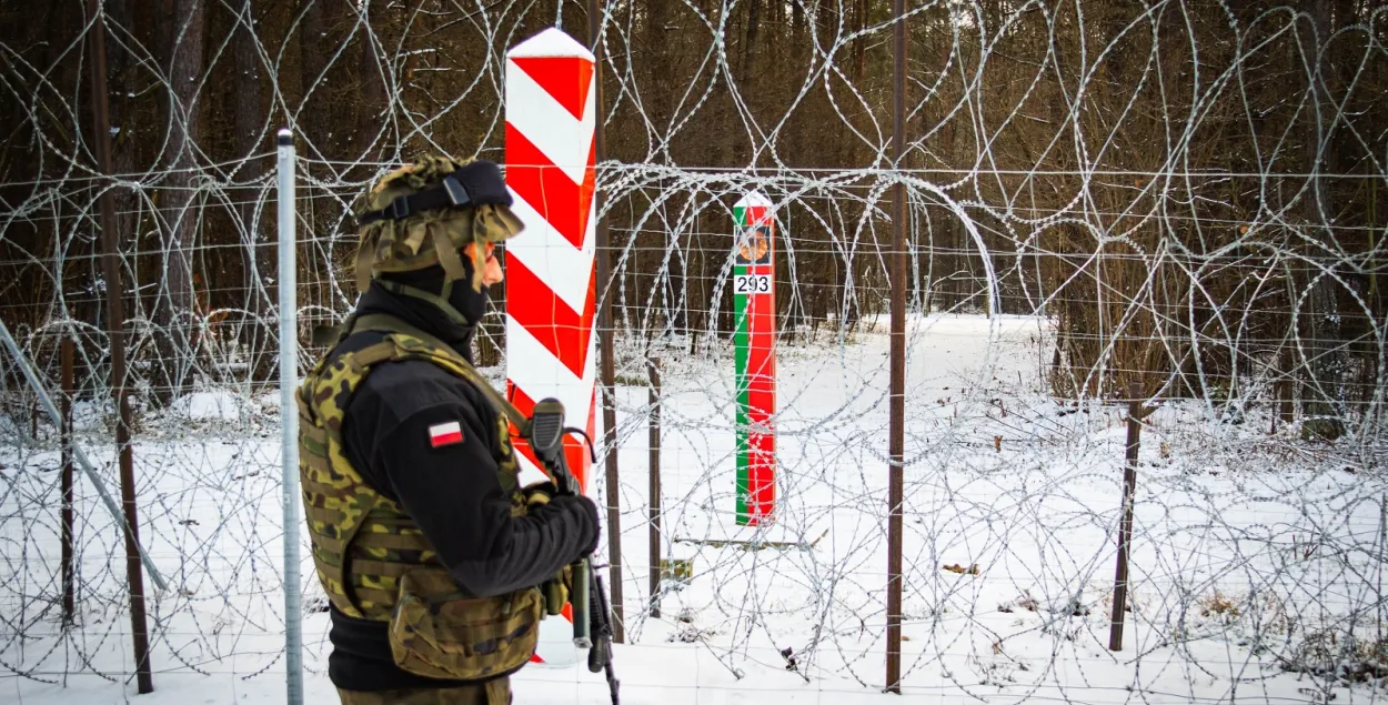 У 2021-м незаконных перасячэнняў мяжы ЕС з Беларусі стала ў 10 разоў больш