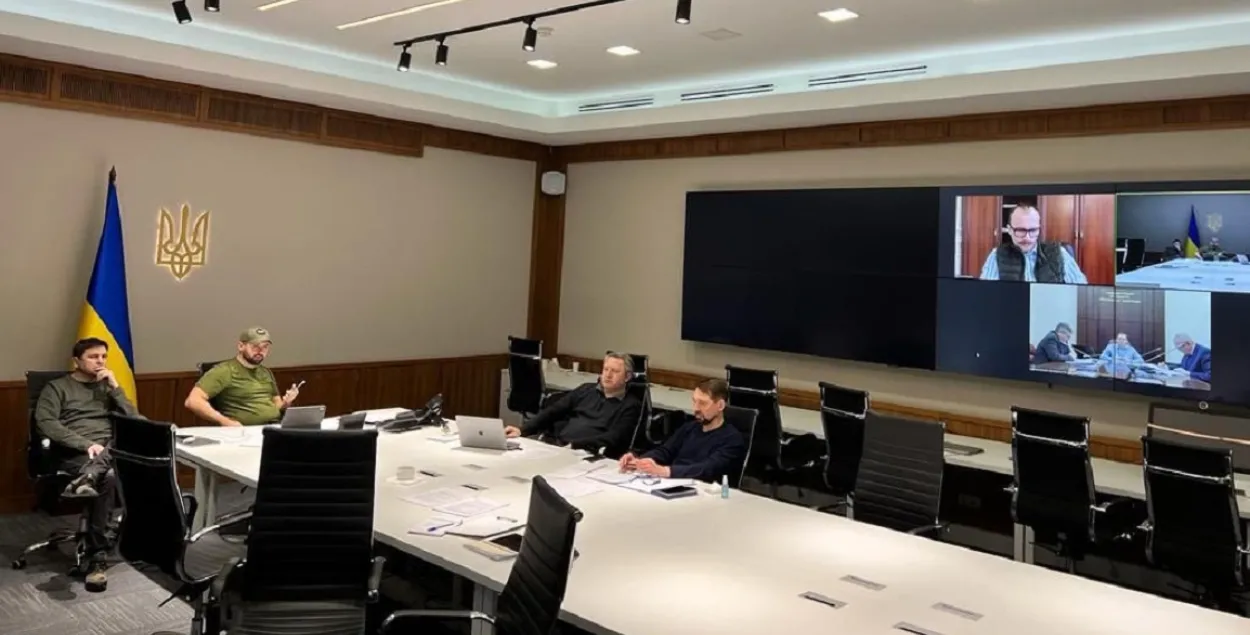 Во время переговоров / twitter.com/podolyak_m