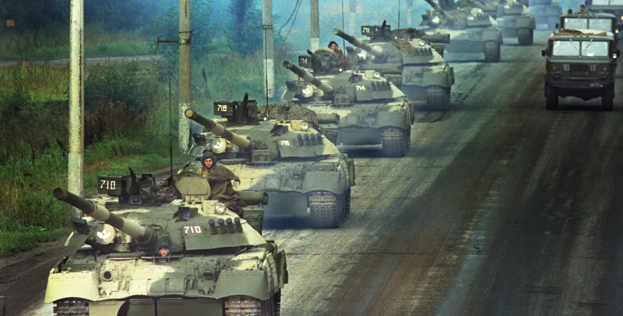 У жніўні 1991 года ў Маскву былі ўведзеныя танкі / Reuters