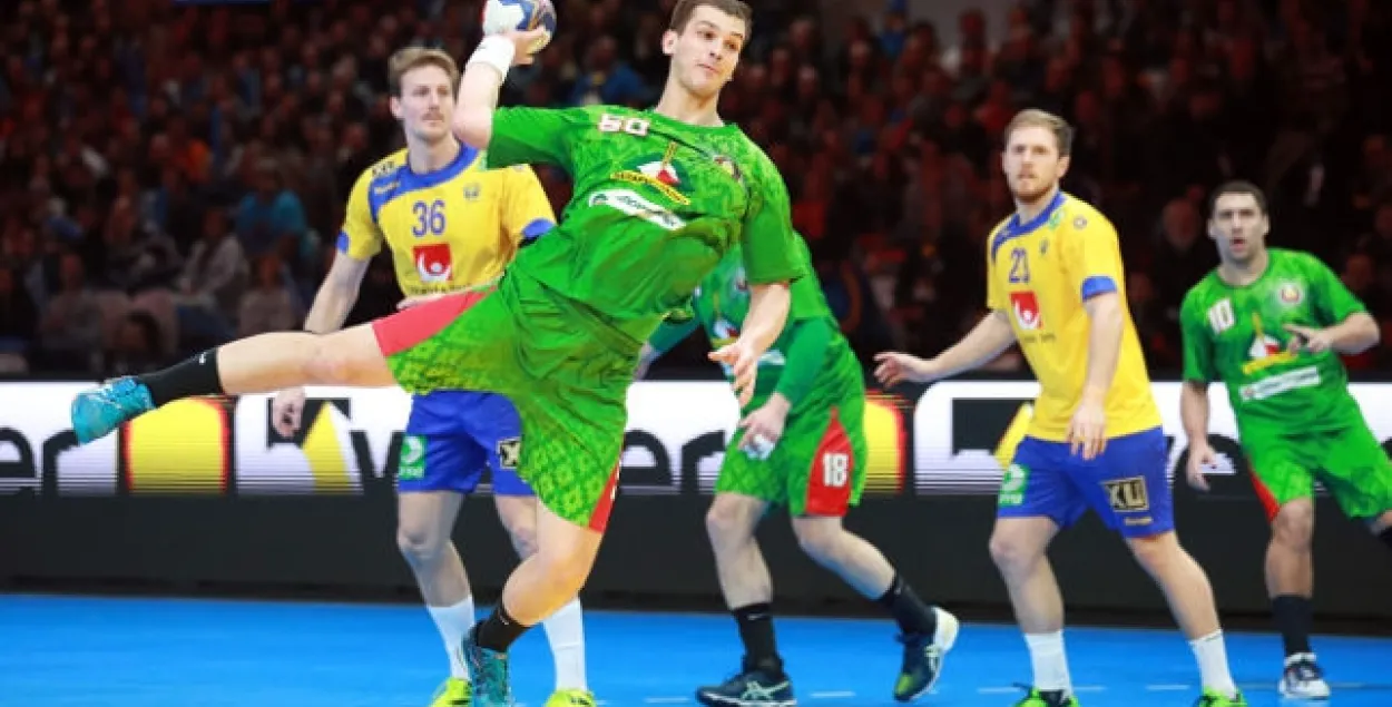На чэмпіянаце свету беларускія гандбалісты прайгралі шведам