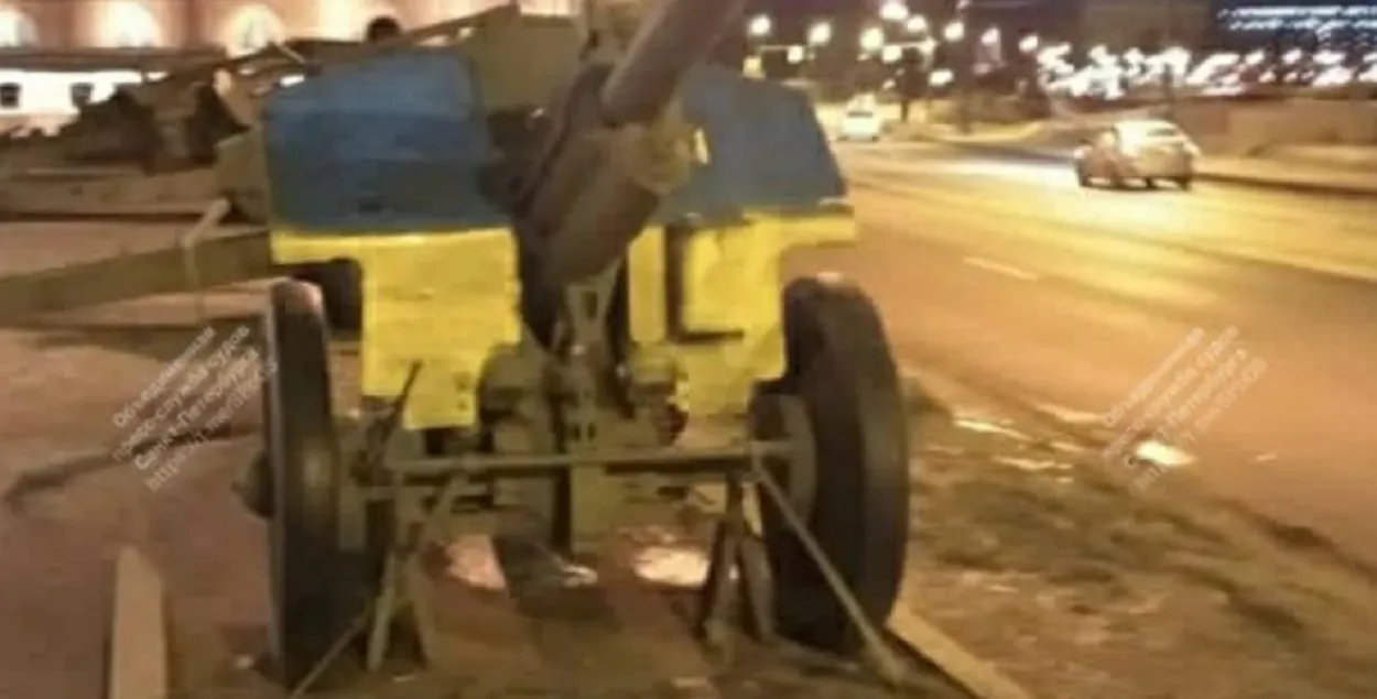 Раскрашенная гаубица / t.me/SPbGS