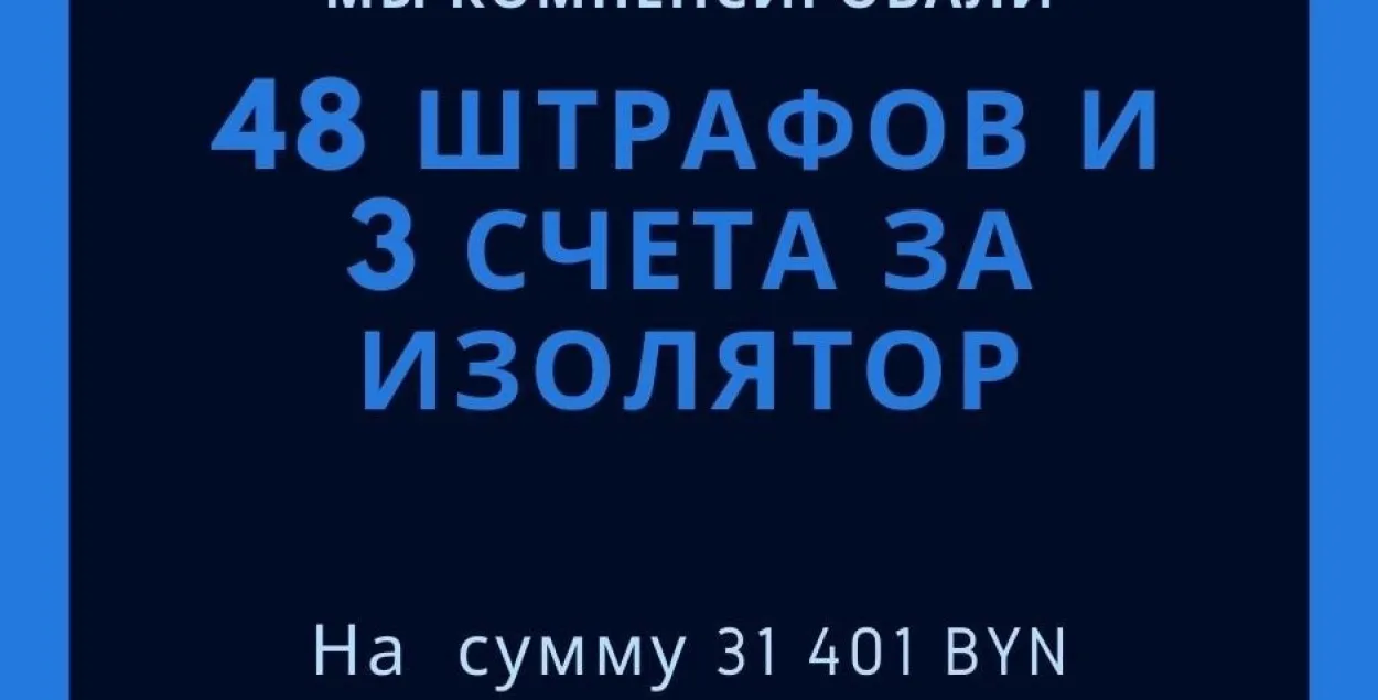 З'явіліся фэйкавыя зборы на штрафы для пацярпелых падчас выбарчай кампаніі