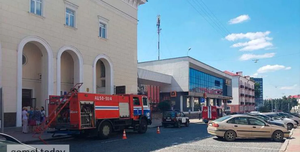 У Гомелі загарэўся кінатэатр імя Калініна