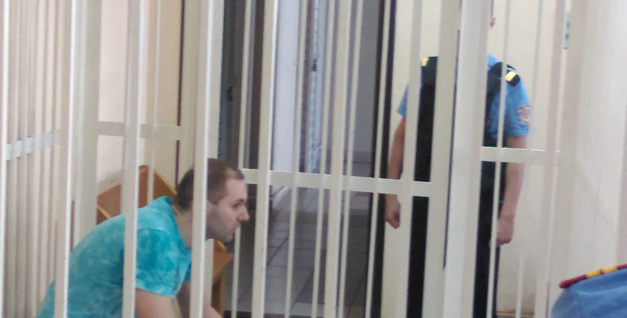 Андрей Гаврош в суде.