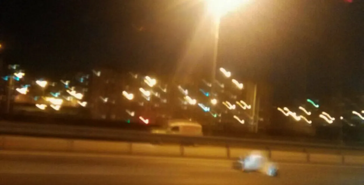 На МКАД загінуў матацыкліст