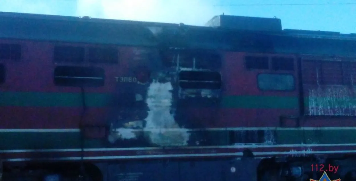 Стала вядомая прычына пажару ў цягніку "Мінск — Адлер" (фота)