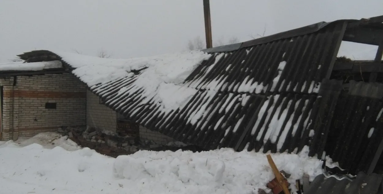 У Магілёўскай вобласці фіксуюць новыя абвалы дахаў будынкаў