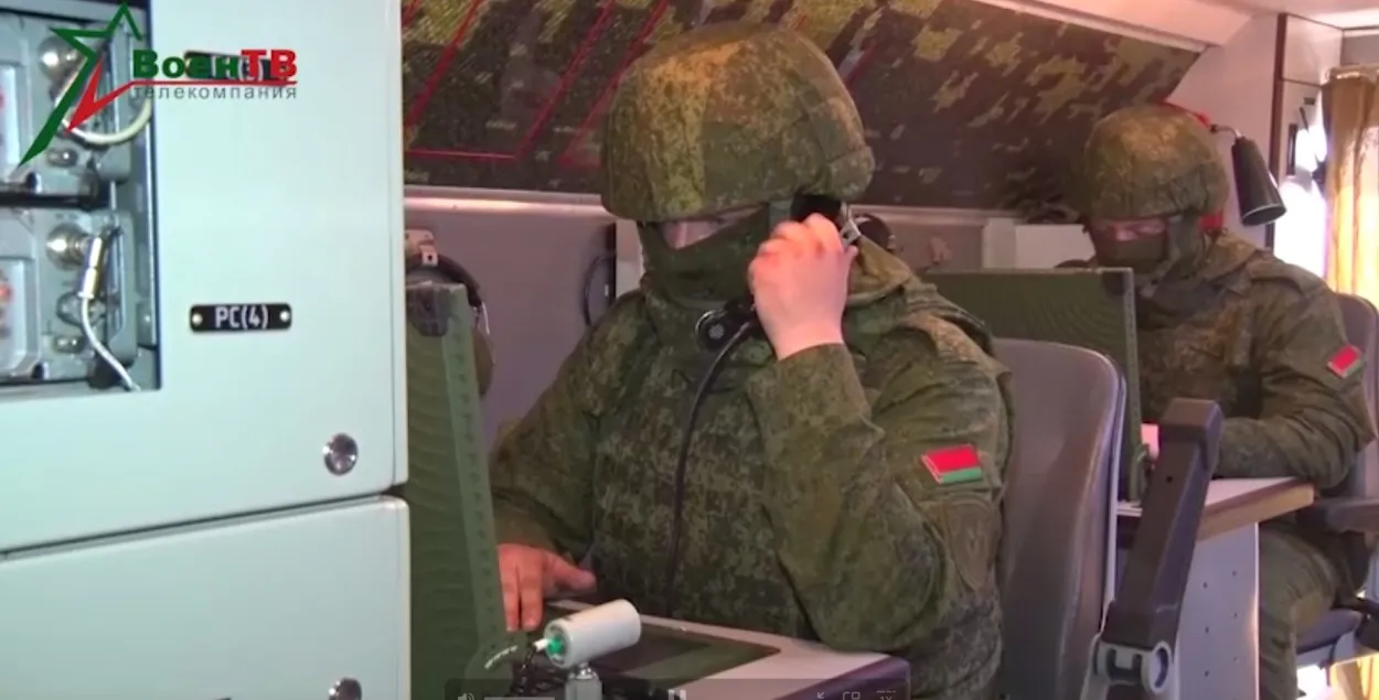 Навучанне праходзіла на расійскім палігоне / "Воен-ТВ"