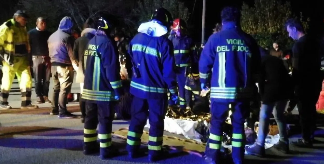  У Італіі падчас цісканіны ў начным клубе загінулі 6 чалавек