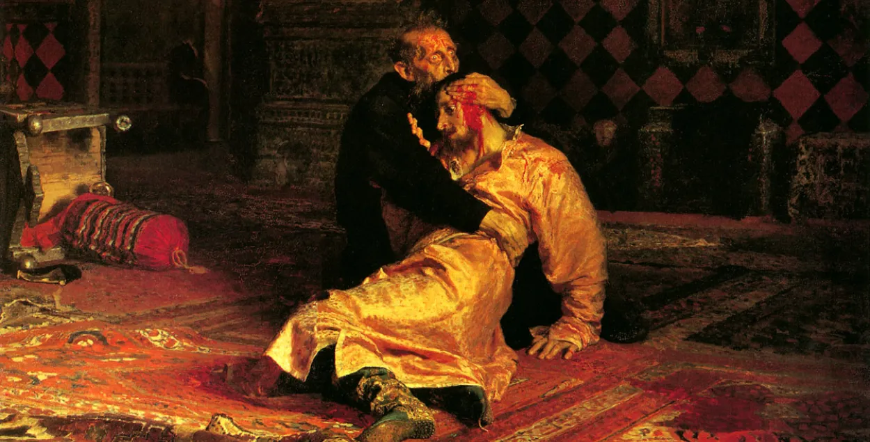 У Траццякоўскай галерэі пашкодзілі карціну “Іван Жахлівы забівае свайго сына”