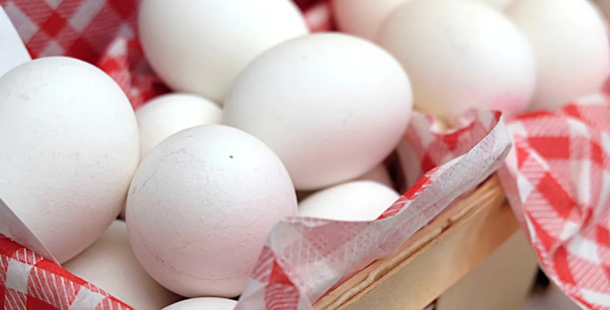 Мільёны яек канфіскавалі ў трох краінах Еўропы з-за небяспечнага рэчыва