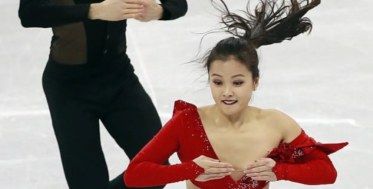 Карэйская фігурыстка ледзь не агалілася падчас выступлення на Алімпіядзе