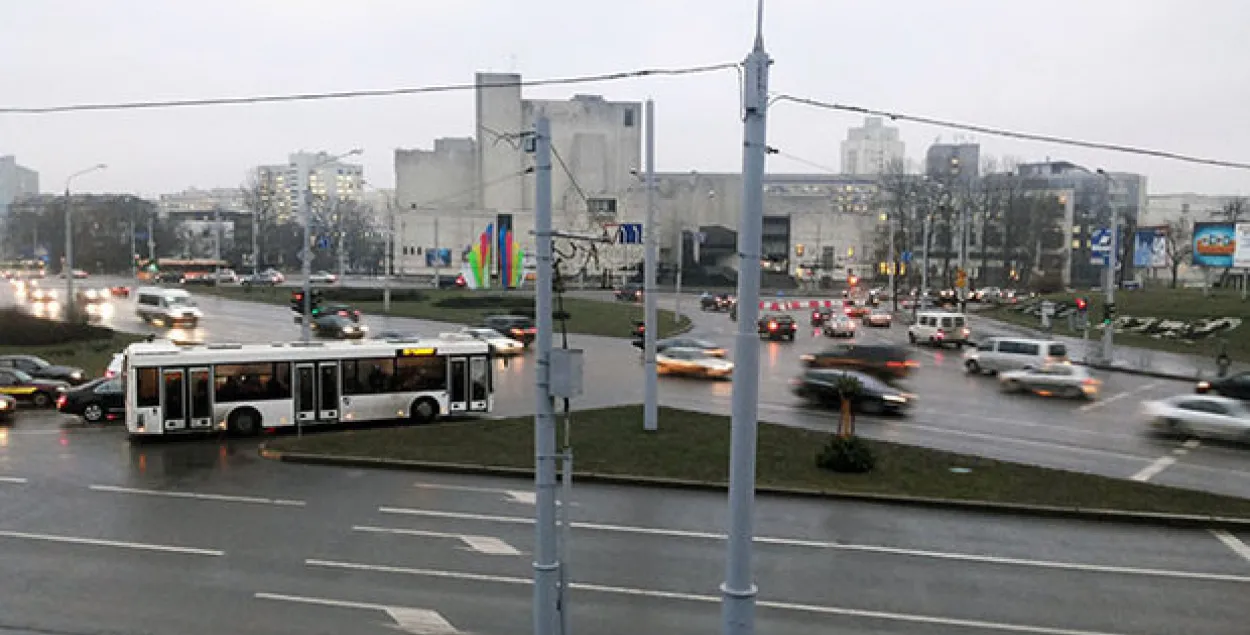 Вуліцу Клары Цэткін ля Музычнага тэатра ў Мінску перакрыюць пасля 3 ліпеня