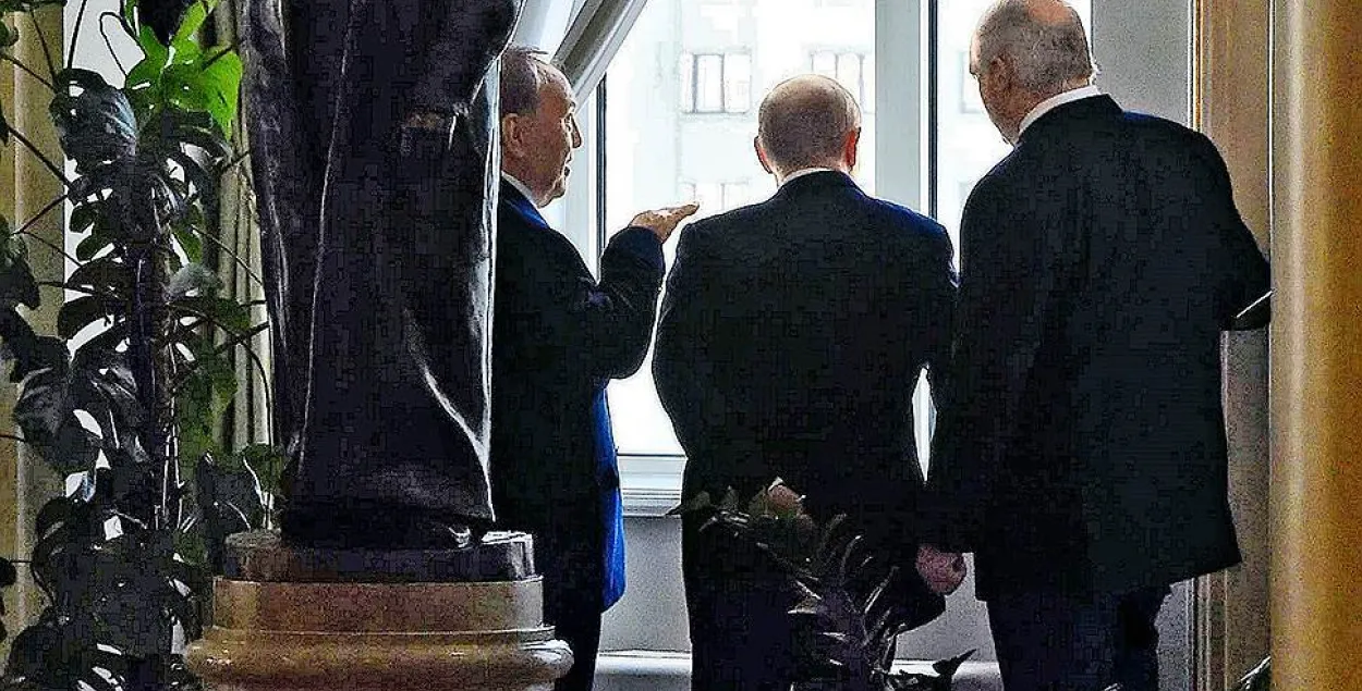 Nursultan Nazarbayev, Vladimir Putin and Aliaksandr Lukashenka / From kommersant.ru archive