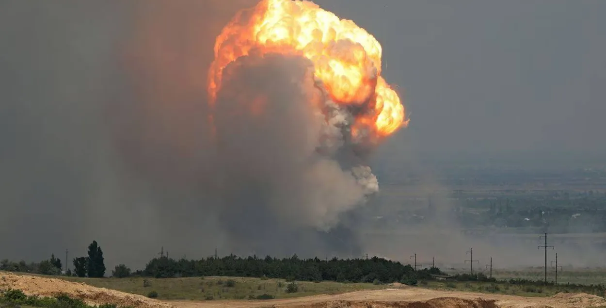 Взрывы на полигоне в Крыму / Reuters
