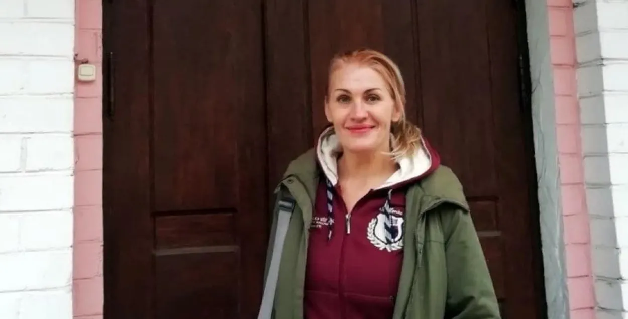 Алена Кустава пасля суду / viciebskspring.org