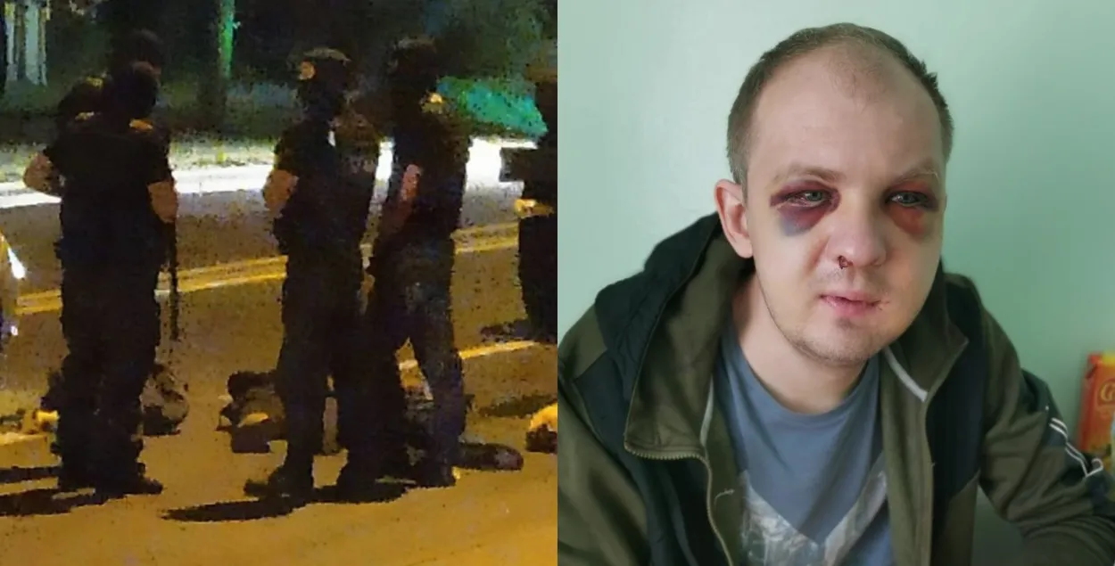 Таксіст з Гродна, збіты ў жніўні АМАПам, уцёк у Літву