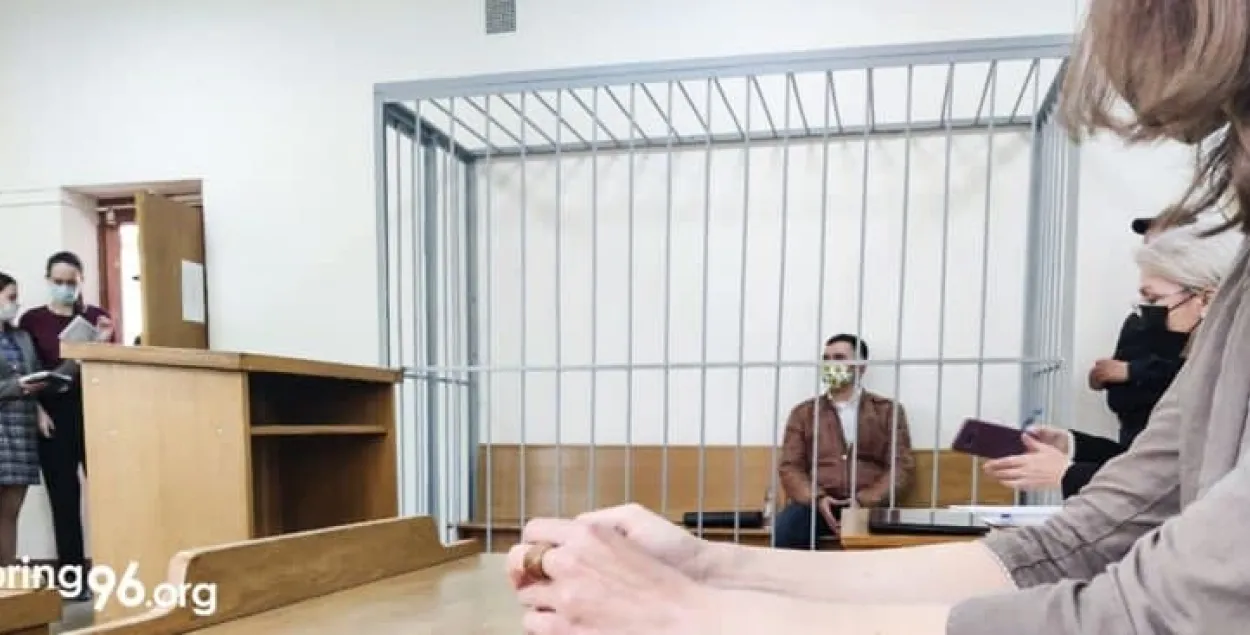 Пасля перапынку аднавіўся працэс па справе Сцяпана Латыпава / @viasna96