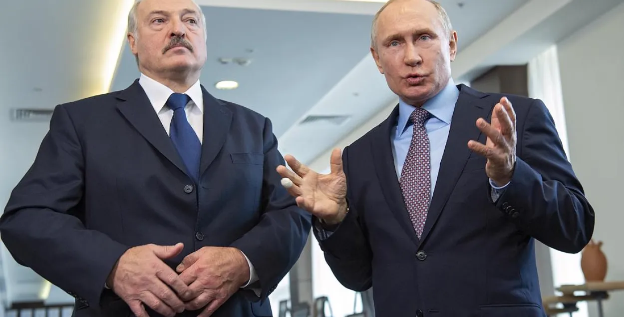 Александр Лукашенко и Владимир Путин / "Коммерсантъ", иллюстративное фото