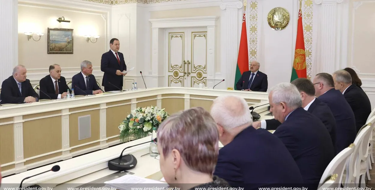 Аляксандр Лукашэнка сабраў нараду па інтэграцыі з Расіяй / president.gov.by