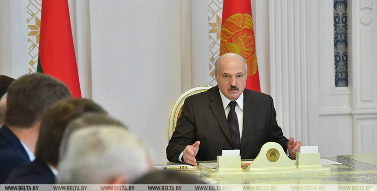 Александр Лукашенко во время совещания / БЕЛТА