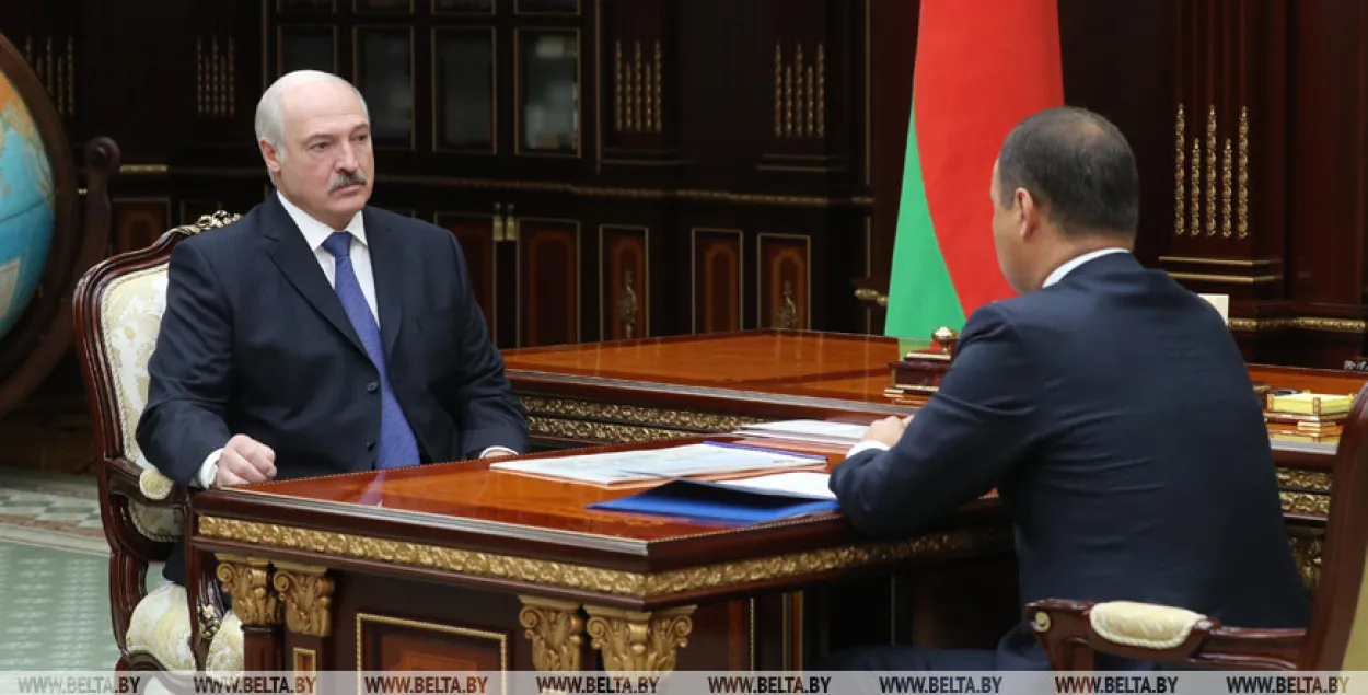 Александр Лукашенко и Роман Головченко / БЕЛТА