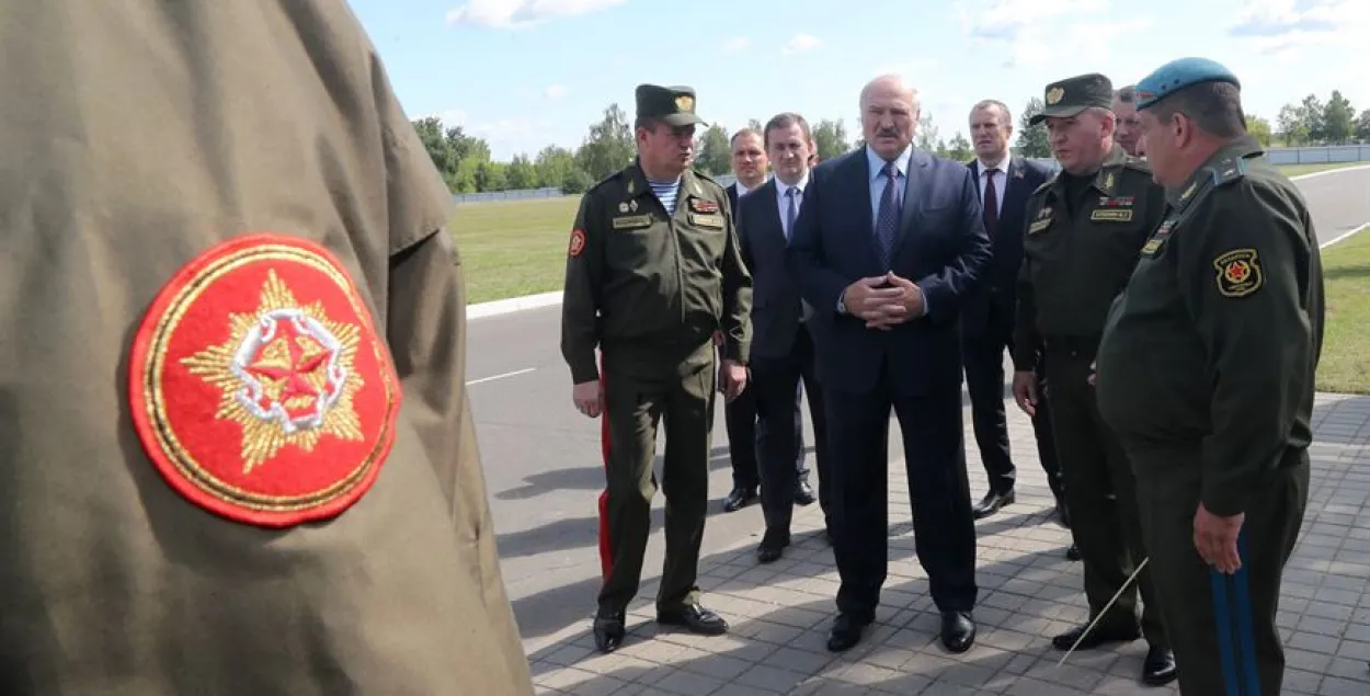 Александр Лукашенко в Марьиной Горке / БЕЛТА