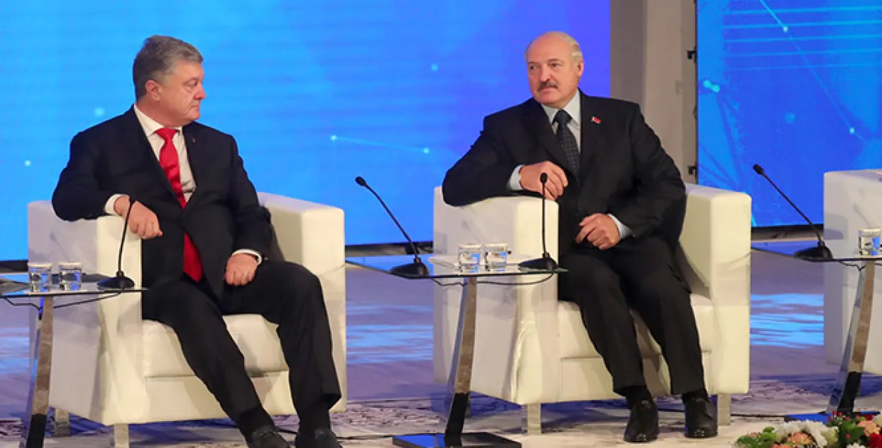 Пётр Порошенко и Александр Лукашенко. Фото: president.gov.by
